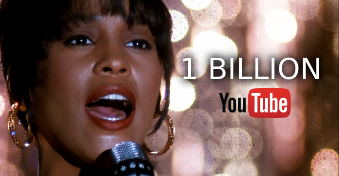 I Will Always Love You'' by Whitney Houston reaches 1 billion